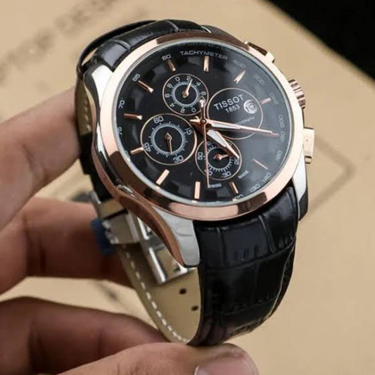 Tissot Couturier 1853 Leather Chronograph – 6 Month Warranty