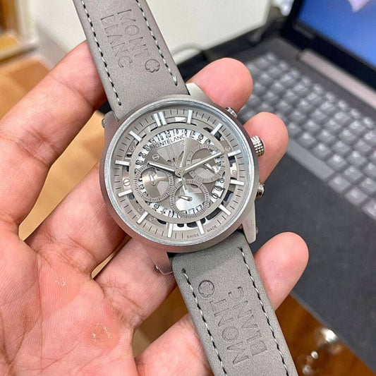Montblanc Matte Grey Chronograph